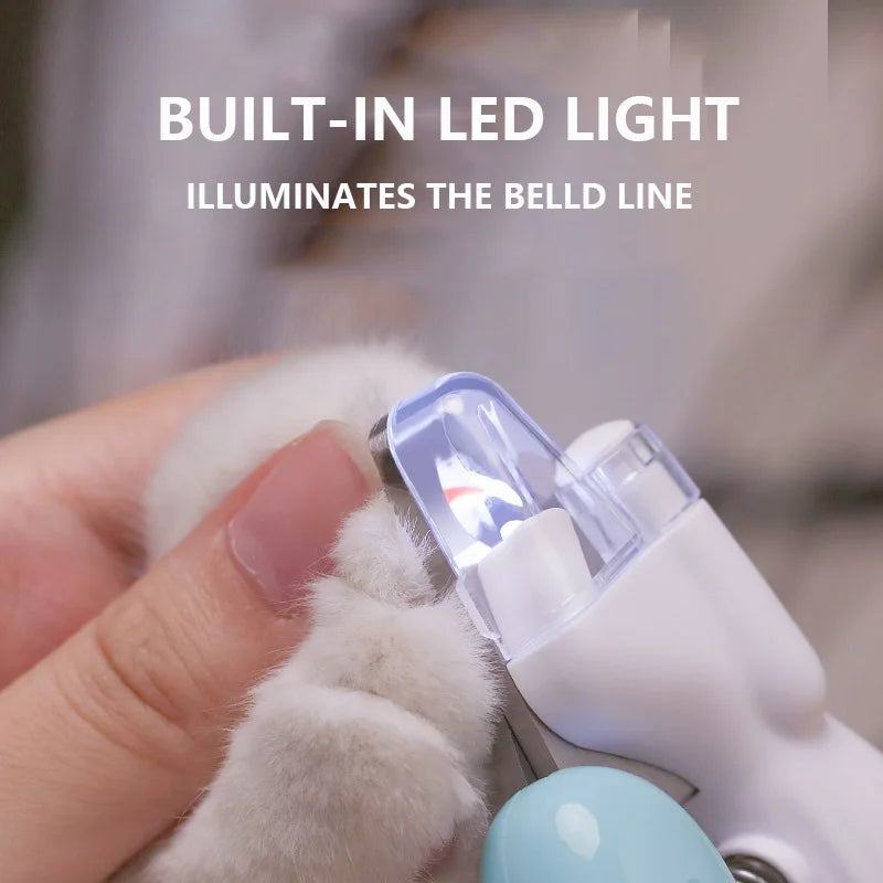 FW&D™ LED Pet Nail Clipper – Safe & Precise Grooming Tool